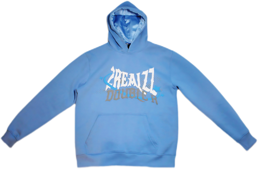 Urban Streetwear Hoodie - Baby Blue